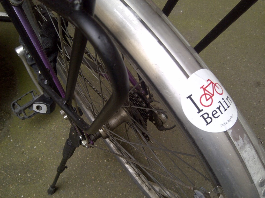 I bike berlin sticker