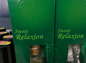 bottles of 'sweet relaxion'